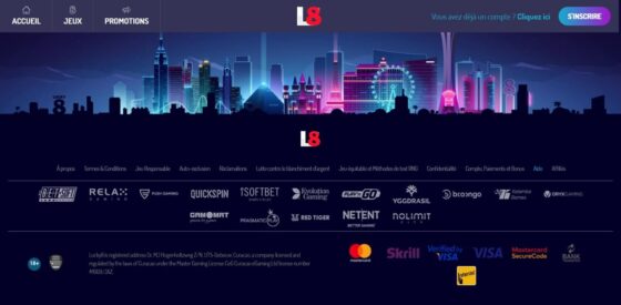 Lucky 8 Casino payment systems